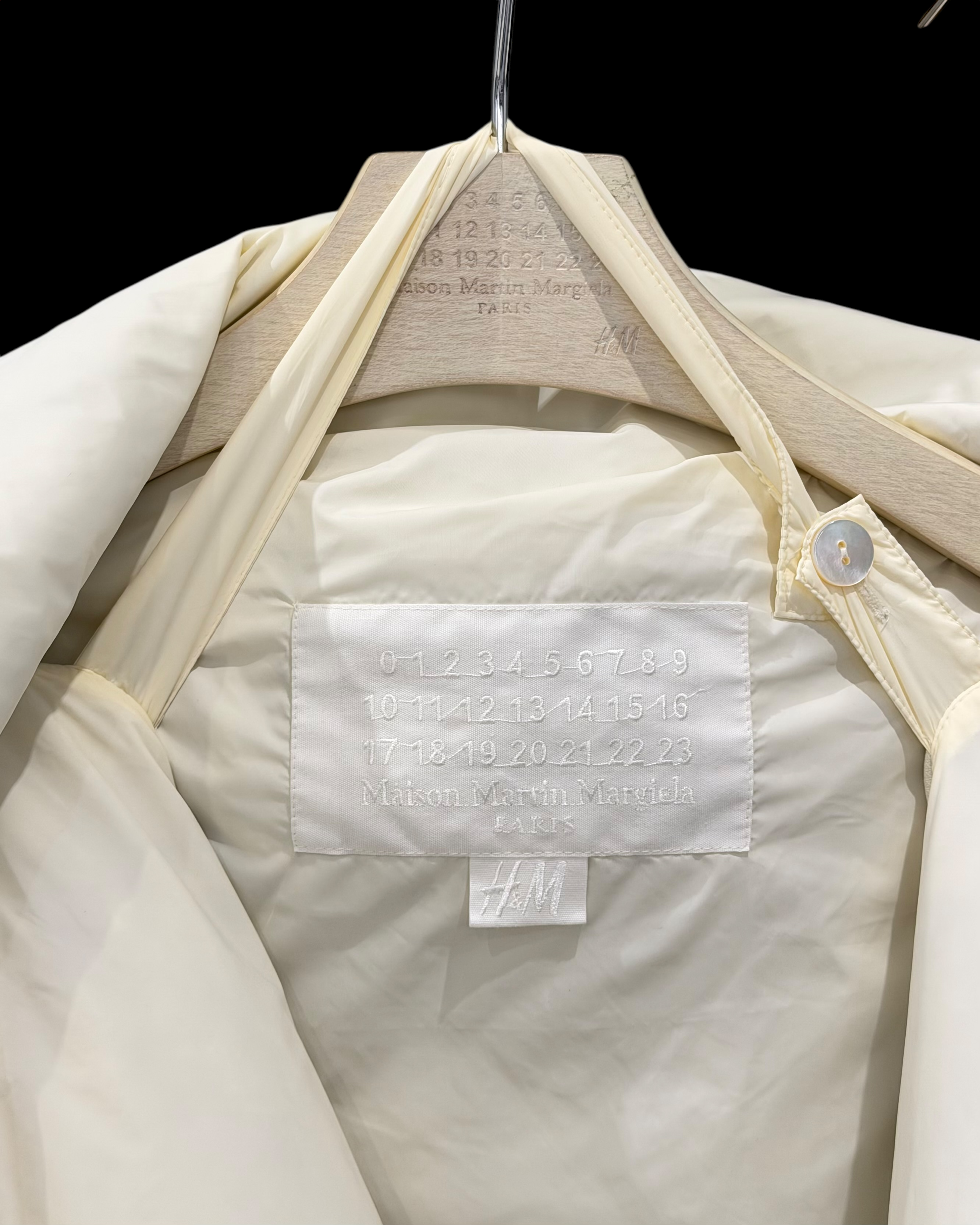 H&M X MAISON MARGIELA DUVET COAT