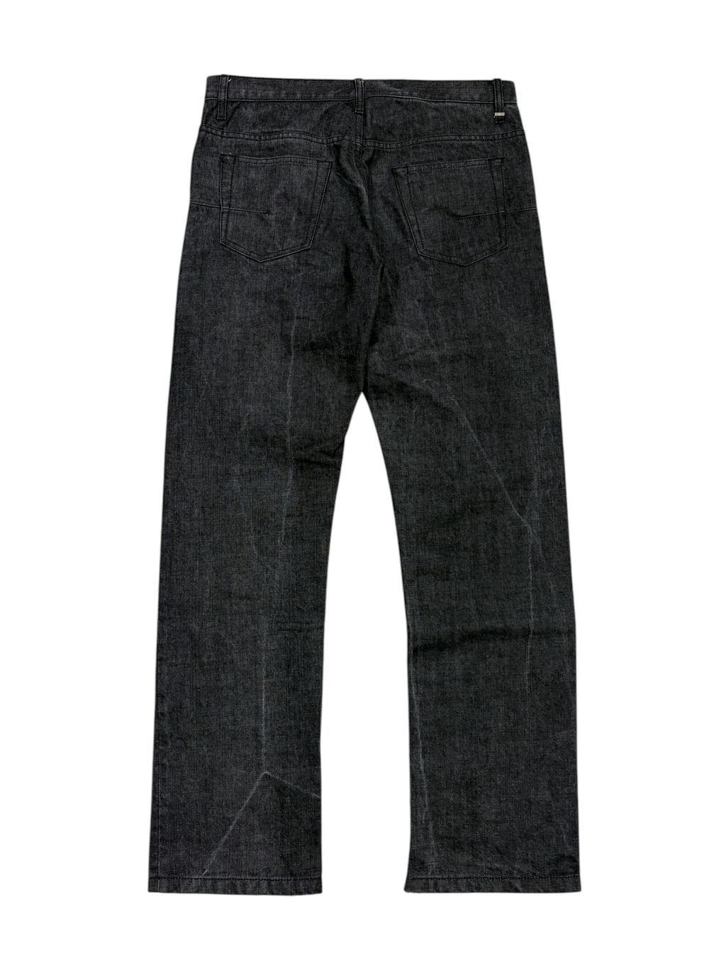 DIOR HOMME AW04 RAW BLACK DENIM JEANS