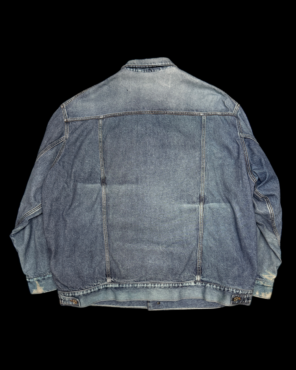 BALENCIAGA SS22 TROMPE L’OEIL DENIM JACKET