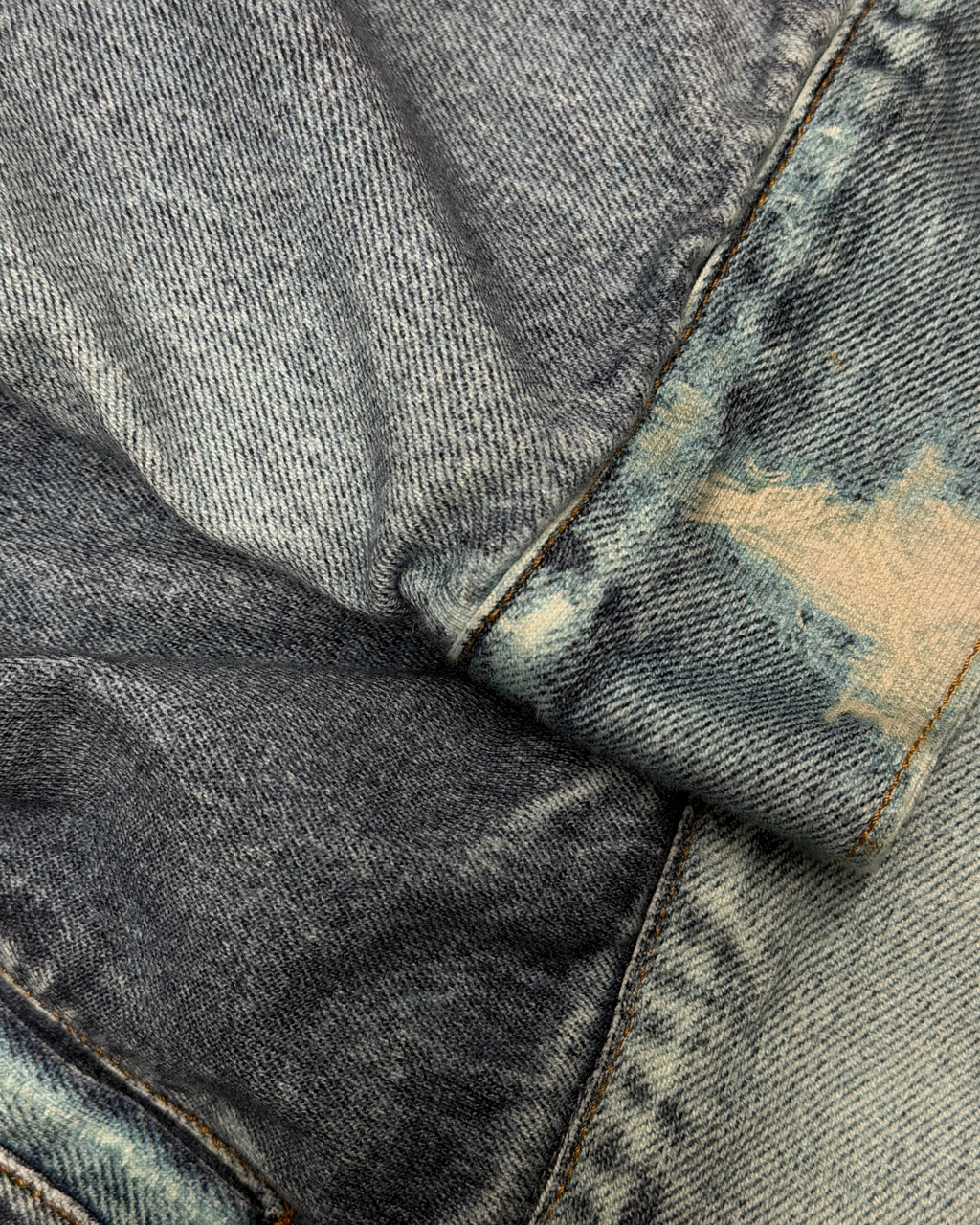 BALENCIAGA SS22 TROMPE L’OEIL DENIM JACKET